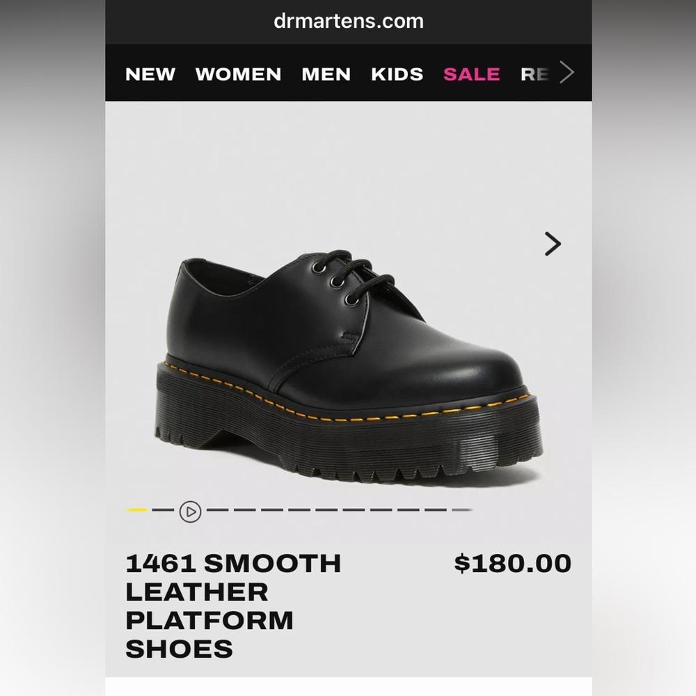 Dr. Martens Black Leather Quad Boots